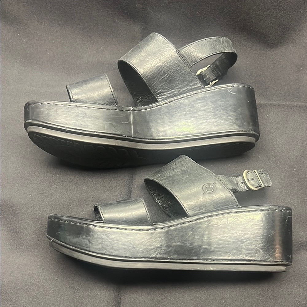 Born leather sandals CQA17 - Picture 4 of 8